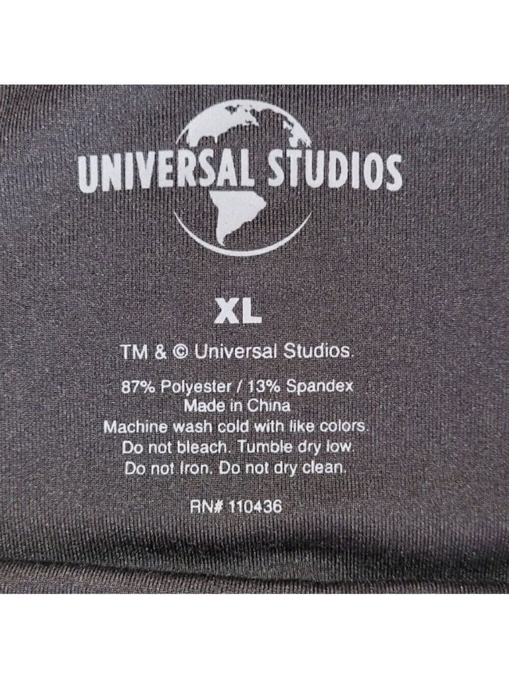 Universal Studios Logo Leggings Black Adult Women's Size XL - Picture 7 of 8